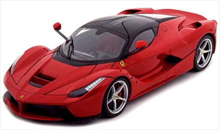 Hotwheels 1/18 Laferrari Red